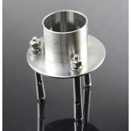 Stainless steel base 38MM Wardrobe Flange Seat Rod Tube Bracket Expansion screw X2