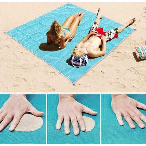 Beach Mat Magic Sand Beach Towels Blanket Portable Anti Sand Towel Beach Towel Travel Summer Mat Dropshipping Large Beachtowel