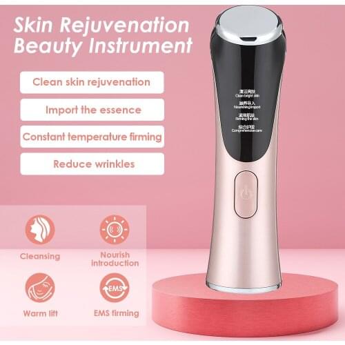 EMS Radio Mesotherapy Electroporation lifting Beauty LED Face Skin Remover Instrument Facial Massage Devices