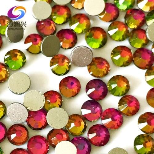 SS3-SS30 Super beauty Five color Non HotFix flatback Top-level glass crystal 3D Nail Art Rhinestones diy Decorations MFWC