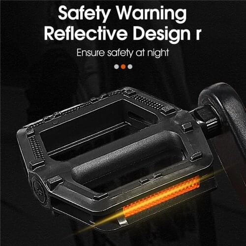 Ultralight Bicycle Pedals MTB Road Pedal Cycling Bike Foot Plat Anti-slip 9''16 Standard Universally