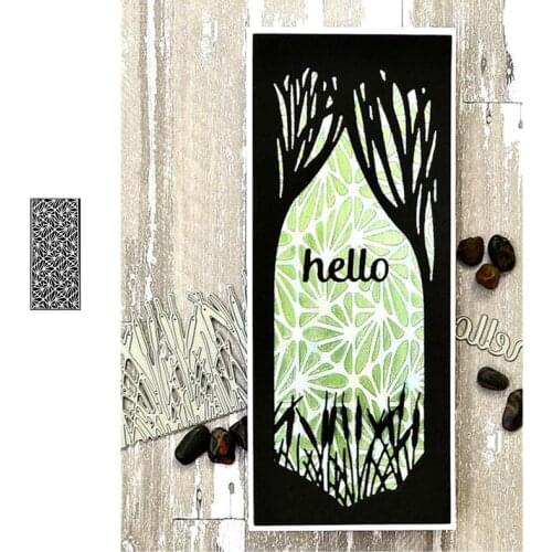 Triangle Petal Flower Plant Stencil Scrapbook Diary Decoration Stencil Embossing Template DIY Greeting Card Handmade Gift