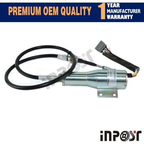 In Stock Inpost VOE 11110030 Stop Solenoid 24V For Volvo Wheel Loaders L70 L90 L120 L150 L180 11110030P03