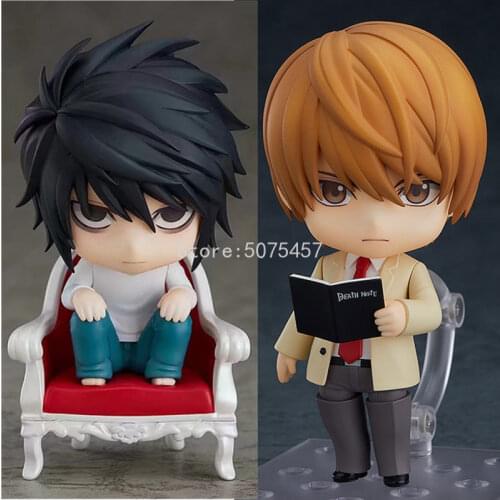 10cm Death Note Anime Figure 1160# Yagami Light Action Figure Death Note Yagami Light 1200# L Lawliet Figurine Model Doll Toys