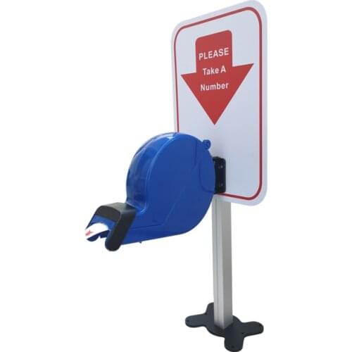 Ycall Colorful Turn o matic please take a number ticket dispenser machine for queue management system