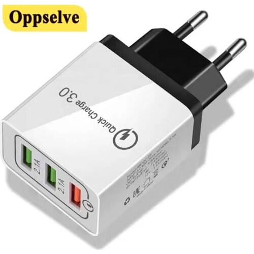 30W QC 3.0 USB Charger Quick Charge 3.0 Fast Charger Portable Phone Charging Travel Adapter For iPhone Macbook Huawei Samsung