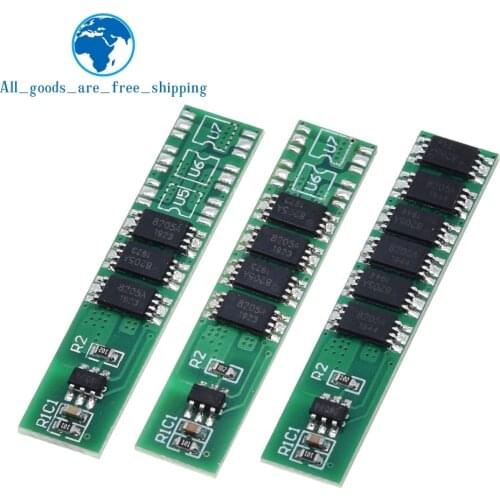 TZT 1S 7.5A 10A 15A 3.7V Li-ion 3 4 6MOS BMS PCM Battery Protection Board PCM for 18650 Lithium Lion Battery