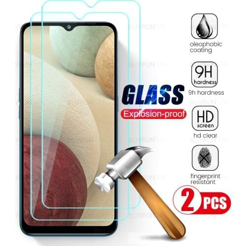 2PCS Tempered Glass Screen Protectors Case for Samsung Galaxy A02 A02S A12 A32 A42 A52 A72 A22 A82 A 12 52 Protection Cover Film