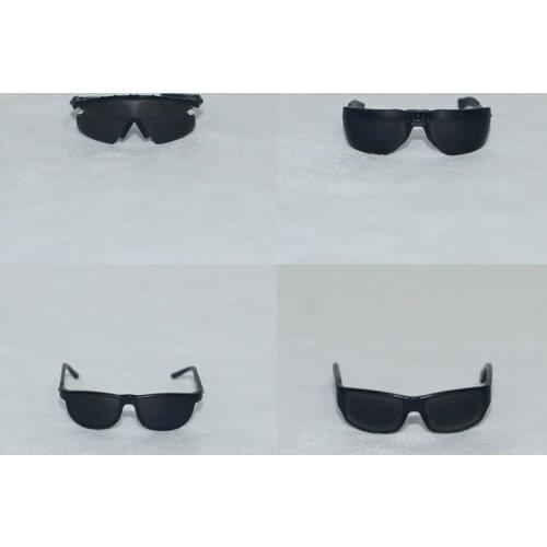 ZYToys ZY15-20 4pcs 1/6 Black Glasses Sunglasses Model Toy Accessory for 12‘‘ Male Female Action Figure Body Doll