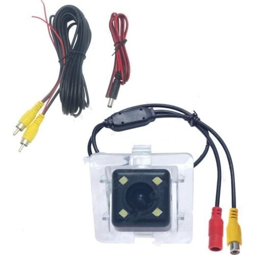 1 PCS HD Car Rear View Camera Backup NTSC Reserved Hole Camera With 4LED For T oyota Prado 150 LC150 LC120 2010