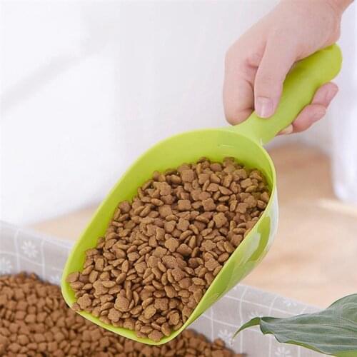 1pc Pet Food Shovel Plastic Puppy Food Scooper Dog Food Measuring Cup Cat Food Scoop Pet Feeding Supplies Pet Accessories