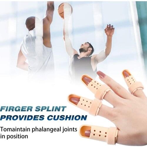 1pc Plastic Hand Finger Splints Support Brace Mallet Splint Fracture Joint Relief Protection Broken Finger Splint Pain Fixe C0N3