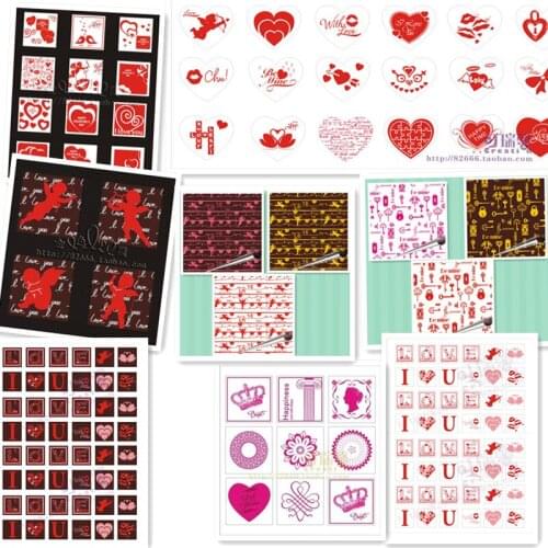 20 sheet Chocolate transfer paper / baking mold sheet / cake decoration / surrounding edge Flower / ITALY Cuisines alphabet