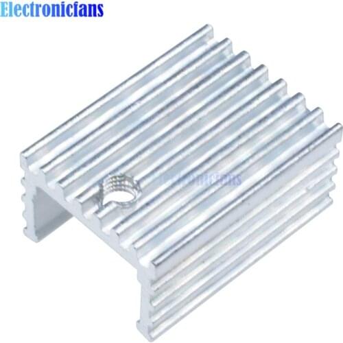 20PCS Heat Sink 21x15x10mm Aluminum Heat Sink TO-220 Transistors DIY