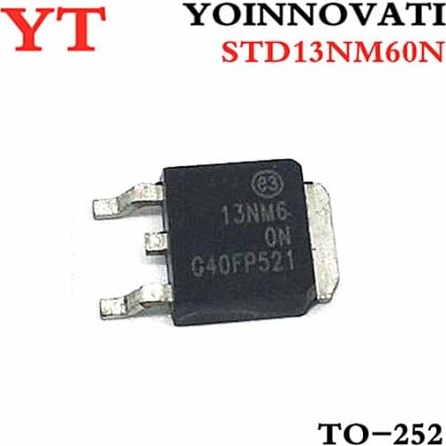 50pcs/lot STD13NM60N 13NM60 TO-252 IC Best quality