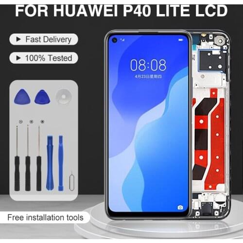 Catteny 6.4inch Nova 6 SE Lcd For Huawei P40 Lite Display Touch Screen Digitize Assembly Replacement Free Shipping With Tools