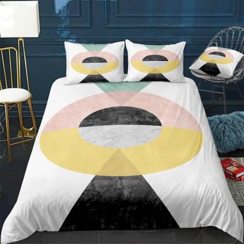Geometric IX Bedding Set For Bedroom Soft Bedspreads For Double Bed Home Duvet Cover Quality Quilt Cover+Pillowcasex2