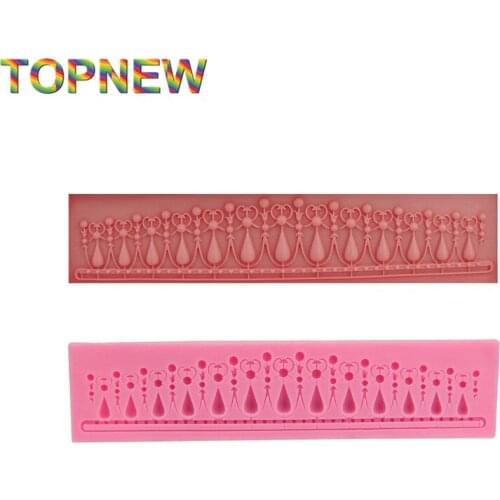 Beautiful Fondant Lace Silicone Mould Cake Decoration Sugar Craft Bakeware Tools 1903