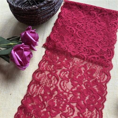 Lace ribbons red width diy apparel sewing & fabric lace trimming colorful lace tape 15cm