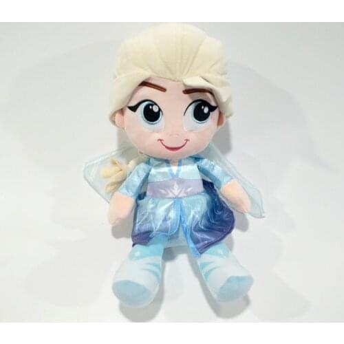 1piece 30cm Disney ice and snow Wonderland frozen sister princess Elsa Doll Plush Doll birthday gift