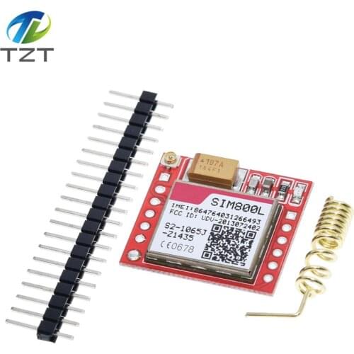 Smallest SIM800L GPRS GSM Module MicroSIM Card Core Wireless Board Quad-band TTL Serial Port With Antenna for Arduino