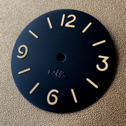 The new watch dial 34.5mm green light is suitable for the modification of the accessories of the 6497 and 6498 calibre 3600