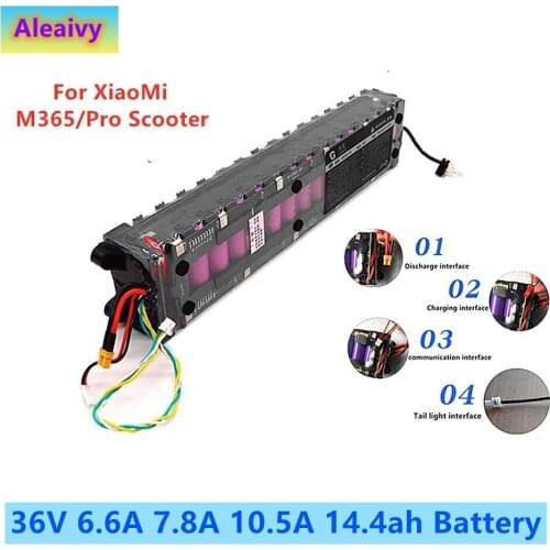 New Original 36V 7.8/10.5/14.4ah Battery For Special Battery Pack of Xiaomi M365 Pro Scooter 36V Battery 6600/7800 / 10500 mAh