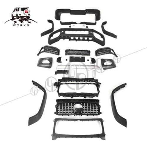 Plastic G CLASS W464 G63 body kit for w464 G63 style G63 kit and side molding trim and hood scoop 19y