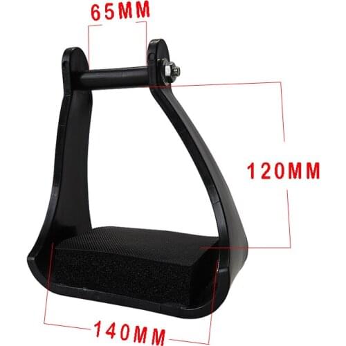 POM plastic stirrup,western style.Mans size.Black color.SST4106
