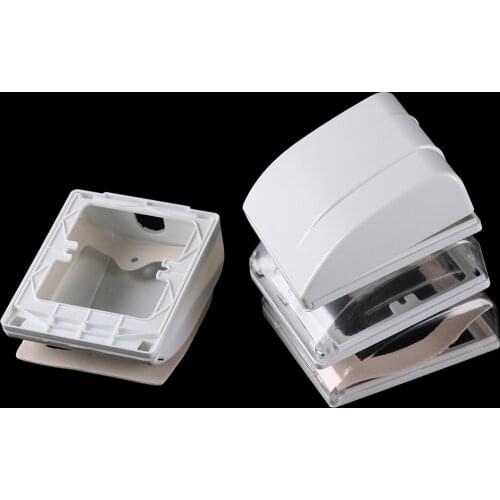 Transparent 86 Type Switch protective Cover Switch Splash Box Power Outlet Box Socket Waterproof Box For Kitchen Toilet Bathroom