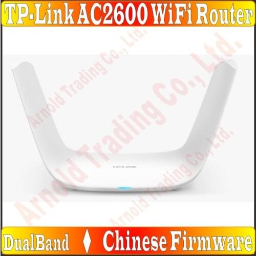 With Turbo Button, Chin-Firmware, 8 Antennas TP-LINK Wireless Router 802.11AC 2600Mbps Dual Band Gigabit AC2600 Huge WiFi Router