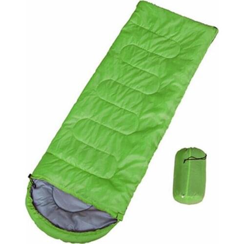Campin Sleeping Bag 220 *75 Cm Cold-proof Sleeping Bags Waterproof Envelope Sleeping Bag Mat Outdoor Ultralight Thickened Mat