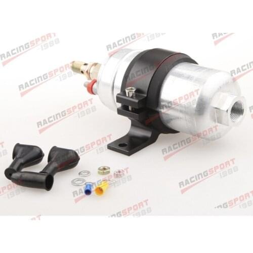 External Fuel Pump 044 For Bosch With Billet Aluminum Bracket/Clamp/Cradle golden/black/silver/purple