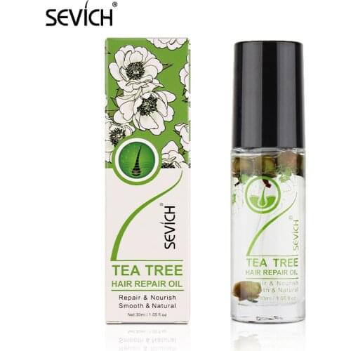 30ml Repair Soft And Silky Hair Tea Tree Hair Oil Pure Natural Tea Tree Essential Oils Diffuser Spicy Aromatic Oil Repair Hair