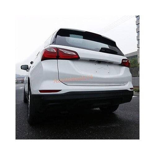 1PCS Outer Steel Rear Trunk Boot Lower Mouldings For Chevrolet Equinox 2018