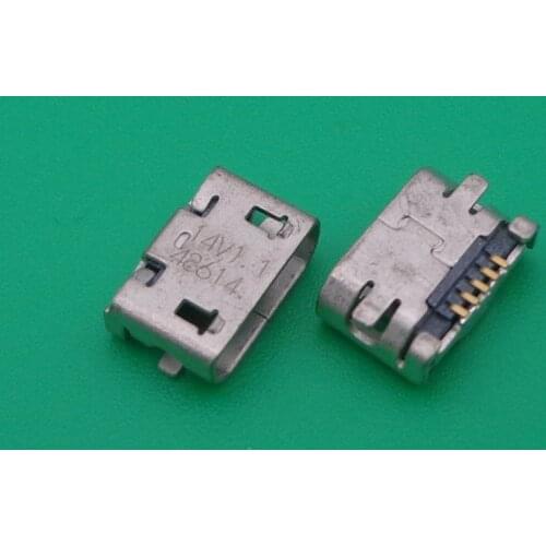 2pcs/lot Charge micro usb jack socket Connector for Nokia 207 208 220 Dual SIM 230 Asha 500 Asha 503 Asha 710 Lumia Cell Phones
