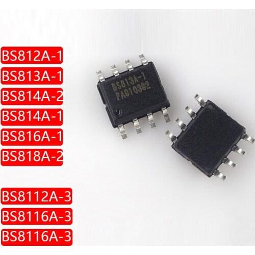2pcs BS812A-1 BS813A-1 BS814A-1 BS814A-2 BS816A-1 BS818A-2 BS8112A-3 BS8116A-3 6SOT23 8SOP 10MSOP 16NSOP 20SOP 20SSOP Touch Key