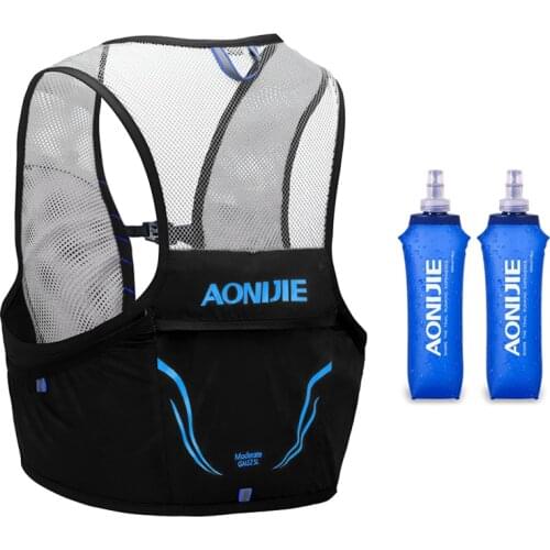 AONIJIE Outdoor men and women lightweight backpack running vest nylon bag riding marathon portable ultralight hiking 2.5L