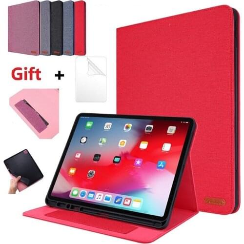 Tablet Case for IPad Pro 11 2020 Cases Trifold Stand Cover for IPad Pro 11 Inch 2020 Pro 12.9" 2020 Auto Sleep / Wake with Film
