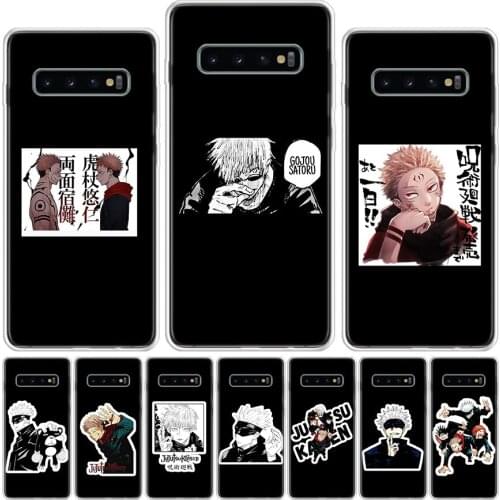 Jujutsu Kaisen Anime Phone Case For Samsung Galaxy A51 A71 A50 A70 A80 A90 A01 A6 A7 A8 A10 A10S A20S A20E A30 A40 Plus Cover