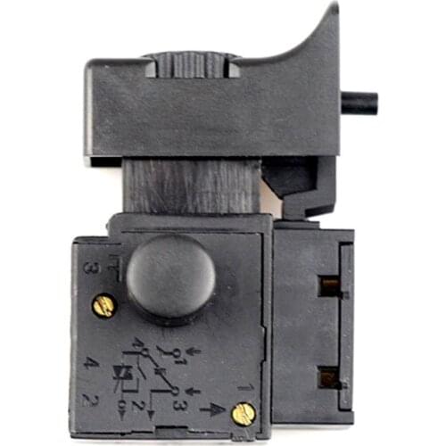 FA2-6/1BEK Lock on Power Tool Electric Drill Speed Control Trigger Button Switch Electric Tool Accessories