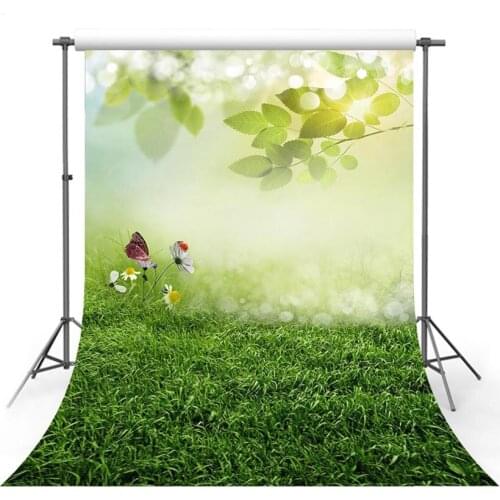 Green grass backdrop for photography Easter view background for photo studio newborn baby portrait backdrop for photographic
