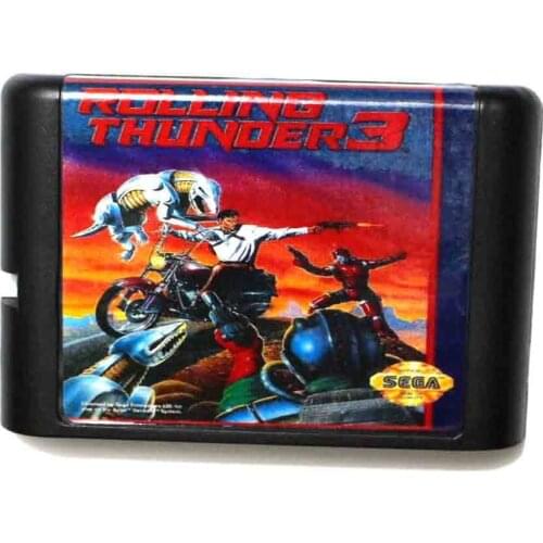 Rolling Thunder 3 16 bit MD Game Card For Sega Mega Drive For Genesis