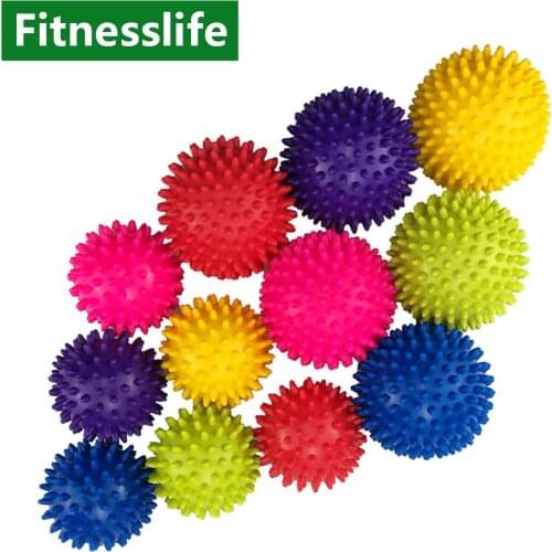 Massage Ball Fitness PVC Hand PVC Soles Hedgehog Sensory Training Grip the Ball Portable Physiotherapy Ball 7.5 9.5cm