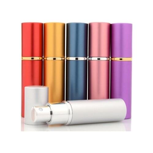 500pcs 10ml Refillable Portable Mini perfume bottle Aluminum Spray Atomizer Empty Parfum Bottle as a Gift hot