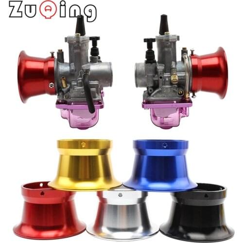 Motorcycle Modified Carburetor air filter cup wind cup trumpet cup For Keihin OKO KOSO Mikuni PE PWK24/26/28/30 PE28 PE30