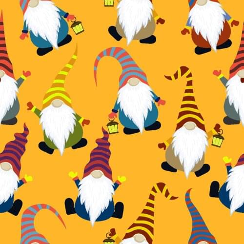 Cartoon fabric Christmas printed cloth 100% polyester sewing fabric for holiday decoration DIY clothing