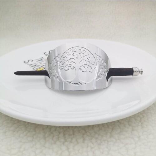 Men and Womens Temperament Ancient Style Han Element Headdress Hairpin Classical Pattern Metal Bun NO.2