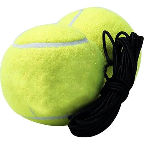 Professional Tennis Training Partner Rebound Practice Ball With 3.8m Elastic Rope Rubber Ball For Beginner