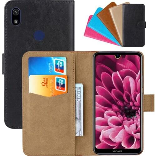 Luxury Wallet Case For Gionee F9 PU Leather Retro Flip Cover Magnetic Fashion Cases Strap